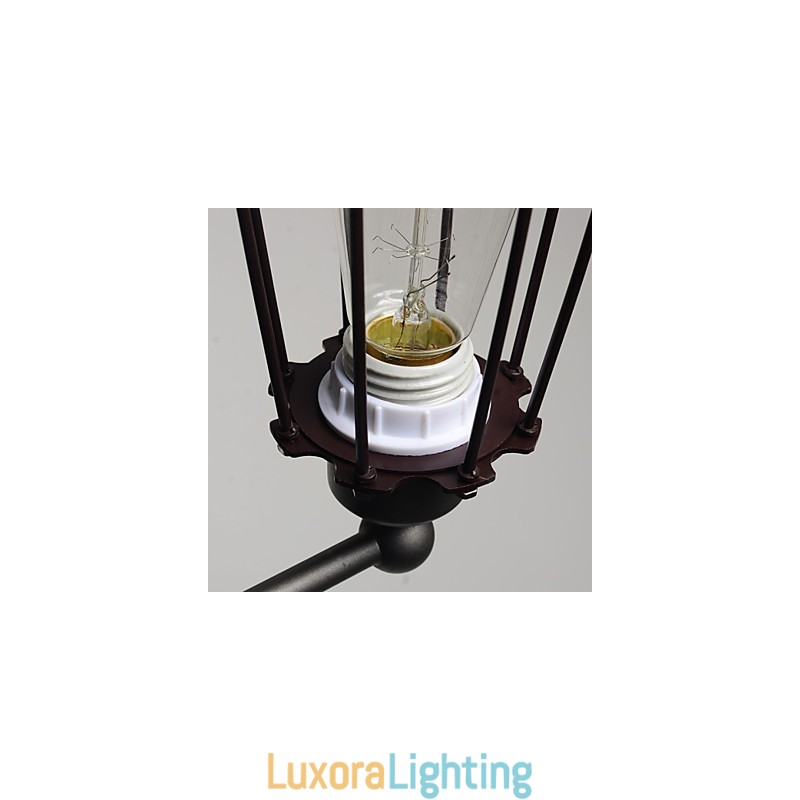 Designer Touch Decorative Loft American Country Iron Art Antique Wall Lamp Industry Lights