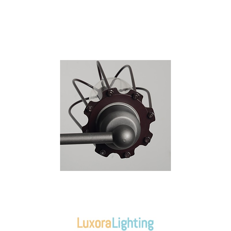 Designer Touch Decorative Loft American Country Iron Art Antique Wall Lamp Industry Lights