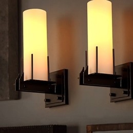 Designer Touch Decorative Loft Contracted And Contemporary Retro Personality Candlestick Wall Lamp Lights