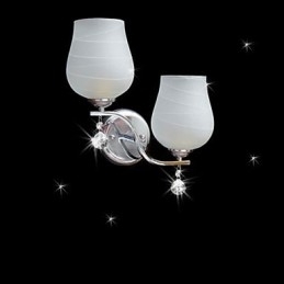 Designer Touch Decorative Crystal Wall Sconces Modern Contemporary Metal