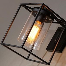 Designer Touch Decorative American Country Personality Loft Nordic Contracted Style Raindrop Bubble Glass Wall Lamp