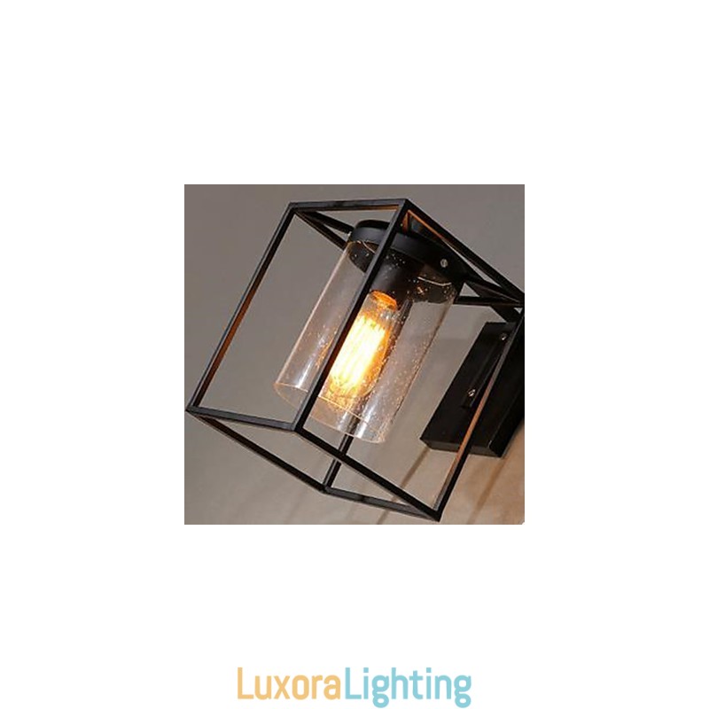 Designer Touch Decorative American Country Personality Loft Nordic Contracted Style Raindrop Bubble Glass Wall Lamp