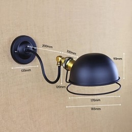 Designer Touch Decorative Wall Sconces Swing Lights Reading Wall Lights Mini Style Rustic Lodge Metal