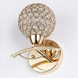 Designer Touch Decorative Wall Sconces Reading Wall Lights Crystal Mini Style Modern Contemporary Metal