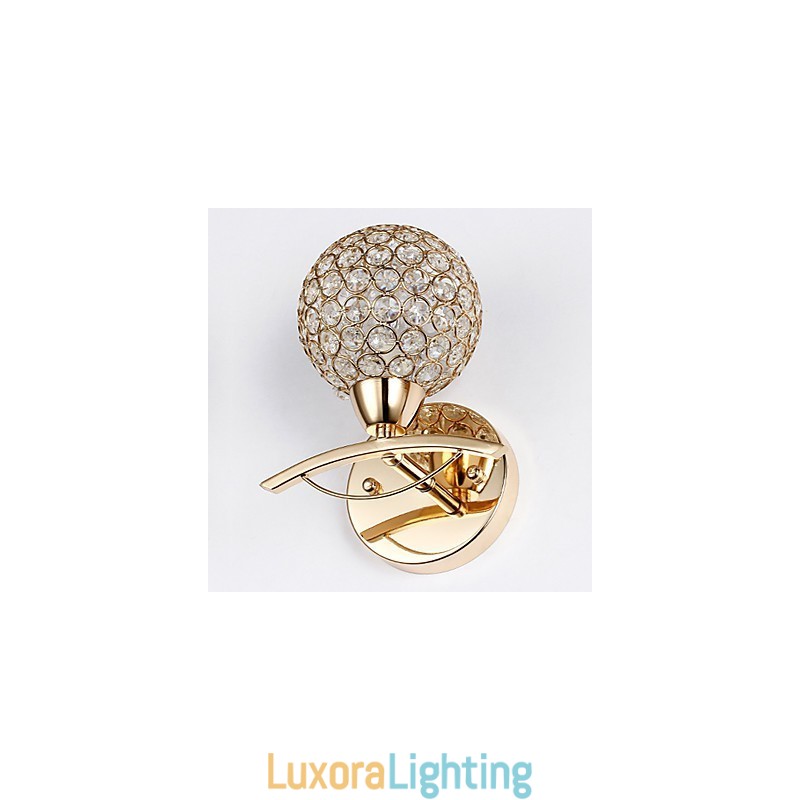 Designer Touch Decorative Wall Sconces Reading Wall Lights Crystal Mini Style Modern Contemporary Metal