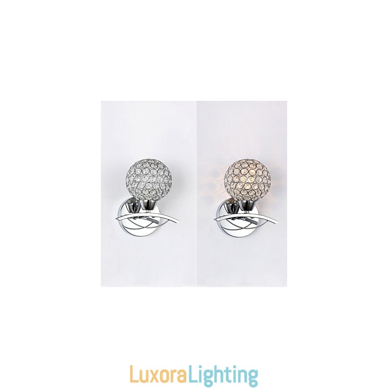 Designer Touch Decorative Wall Sconces Reading Wall Lights Crystal Mini Style Modern Contemporary Metal