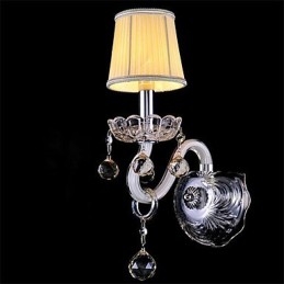 Designer Touch Decorative Crystal Mini Style Wall Sconces Candle Wall Lights Modern Contemporary Glass