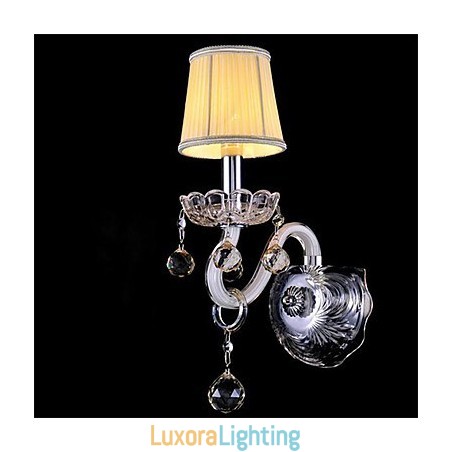 Designer Touch Decorative Crystal Mini Style Wall Sconces Candle Wall Lights Modern Contemporary Glass