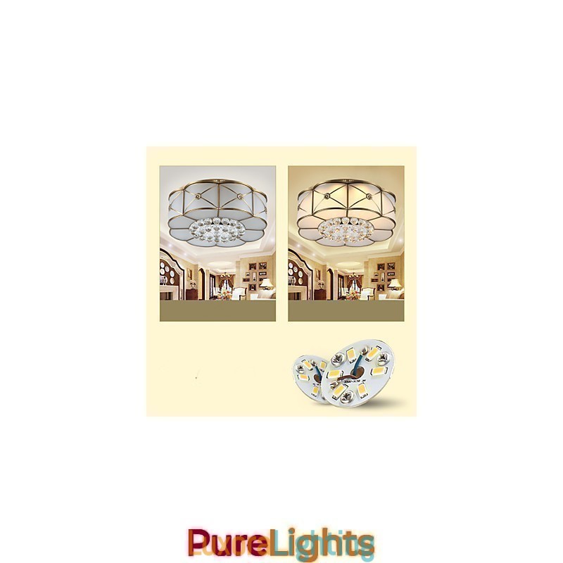 Designer Touch Decorative Traditional Classic Rustic Lodge Brass Metal Flush Mount