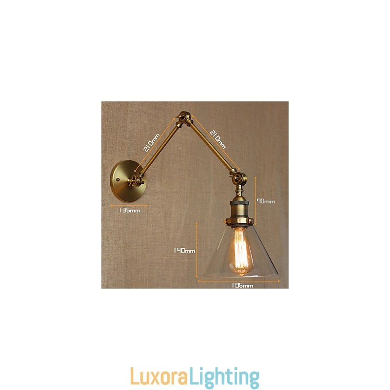 Designer Touch Decorative Retro Vintage Store Exclusively Designed Modern Bronze Church Lobby Decorated Bedroom Wall Lamp