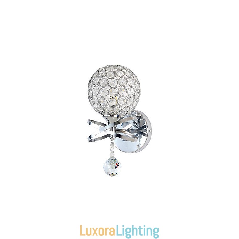 Designer Touch Decorative Crystal Wall Sconces Modern Contemporary G9 Metal