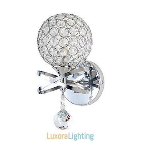 Designer Touch Decorative Crystal Wall Sconces Modern Contemporary G9 Metal