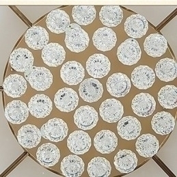 Designer Touch Decorative Traditional Classic Rustic Lodge Brass Metal Flush Mount