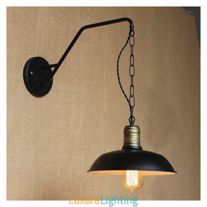 Designer Touch Decorative Simple And Creative Personality Wall Lamp Industry Chain American Retro Iron Aisle Bedroom Bedside Wall Lamp