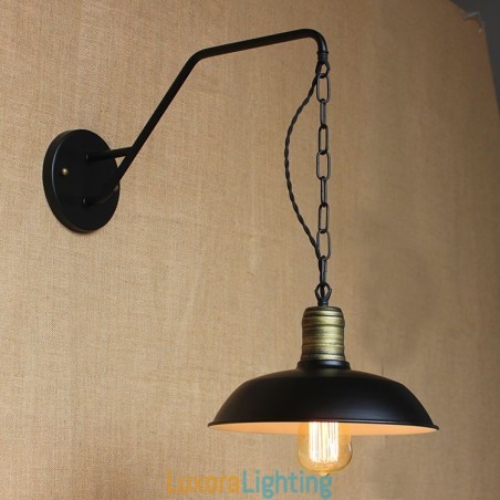 Designer Touch Decorative Simple And Creative Personality Wall Lamp Industry Chain American Retro Iron Aisle Bedroom Bedside Wall Lamp