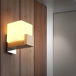 Designer Touch Decorative Wall Sconces Mini Style Modern Contemporary Wood Bamboo