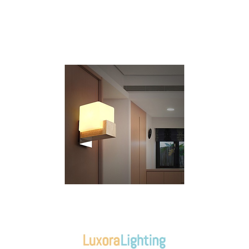 Designer Touch Decorative Wall Sconces Mini Style Modern Contemporary Wood Bamboo