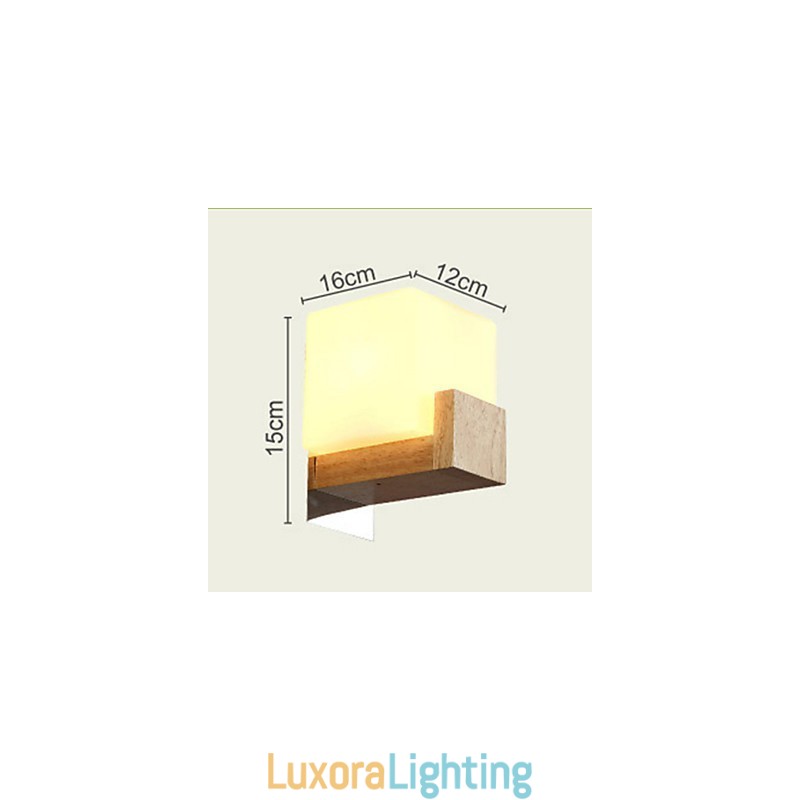 Designer Touch Decorative Wall Sconces Mini Style Modern Contemporary Wood Bamboo