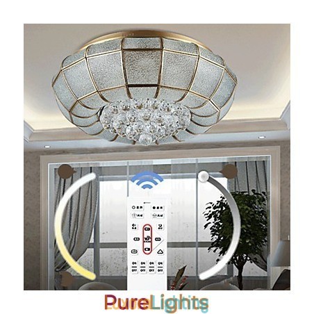 Designer Touch Decorative Traditional Classic Rustic Lodge Brass Metal Flush Mount