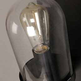 Designer Touch Decorative Creative Rural Wrought Iron Glass Wall Lamp Light