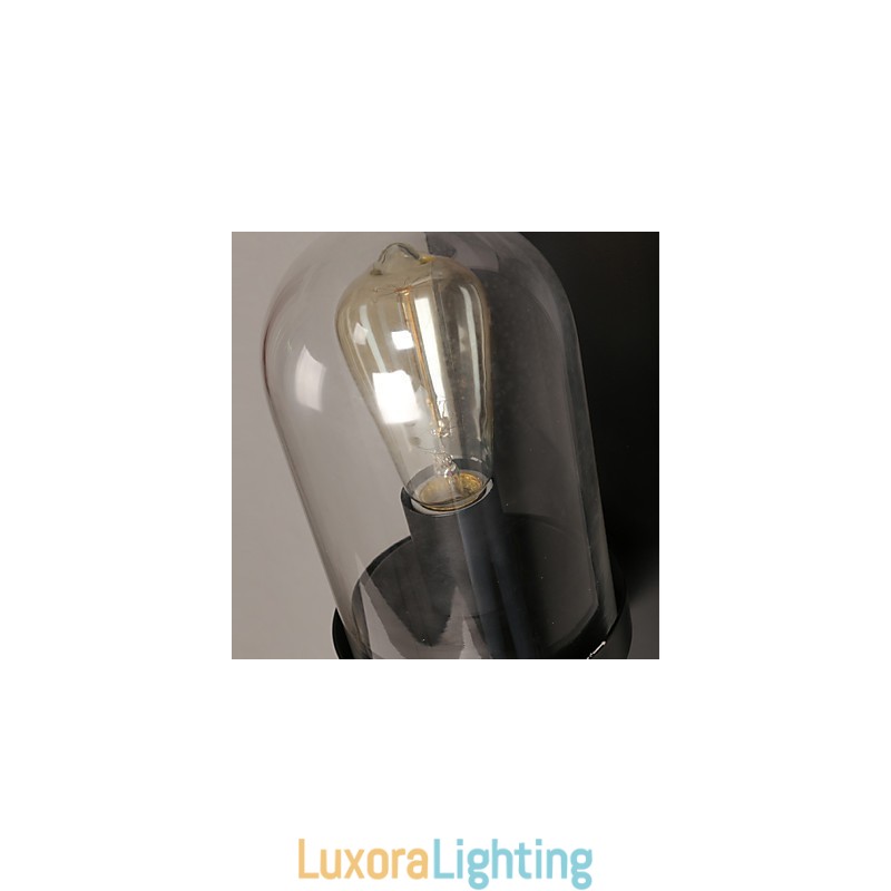 Designer Touch Decorative Creative Rural Wrought Iron Glass Wall Lamp Light