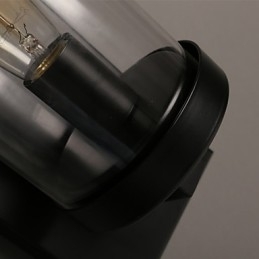 Designer Touch Decorative Creative Rural Wrought Iron Glass Wall Lamp Light