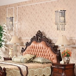 Designer Touch Decorative Contemporary Crystal Wall Light with 1 Light