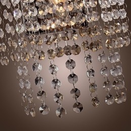 Designer Touch Decorative Contemporary Crystal Wall Light with 1 Light