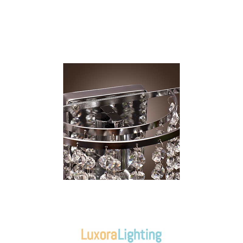 Designer Touch Decorative Contemporary Crystal Wall Light with 1 Light