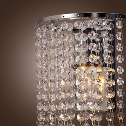 Designer Touch Decorative Contemporary Crystal Wall Light with 1 Light
