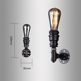 Designer Touch Decorative Retro Metal Bedsides Wall Sconce Village Pastoral Living Room Wall Lights Dining Room Wall Lamp