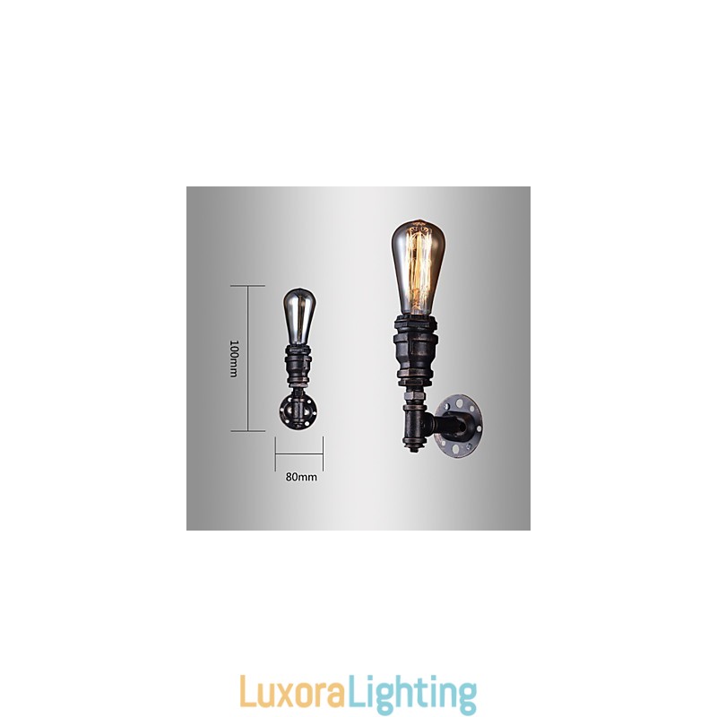 Designer Touch Decorative Retro Metal Bedsides Wall Sconce Village Pastoral Living Room Wall Lights Dining Room Wall Lamp