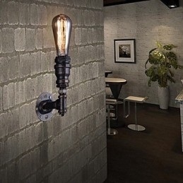 Designer Touch Decorative Retro Metal Bedsides Wall Sconce Village Pastoral Living Room Wall Lights Dining Room Wall Lamp