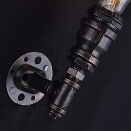 Designer Touch Decorative Retro Metal Bedsides Wall Sconce Village Pastoral Living Room Wall Lights Dining Room Wall Lamp