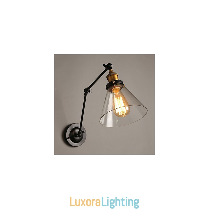 Designer Touch Decorative Creative Rural Loft Retro Titan Section Double Wall Lamp Light