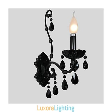 Designer Touch Decorative Crystal Mini Style Wall Sconces Candle Wall Lights Modern Contemporary Metal