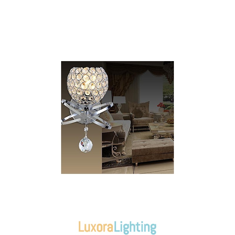 Designer Touch Decorative Crystal Wall Sconces Modern Contemporary Metal