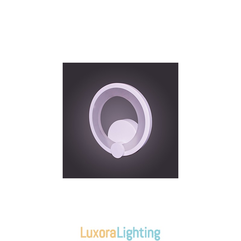 Designer Touch Decorative Wall Sconces Modern Ring Contemporary Metal Acrylic 90 240V