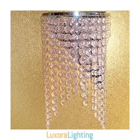 Designer Touch Decorative Modern Crystal Wall Light with 2 Lights