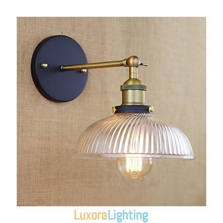 Designer Touch Decorative American Country Retro Creative Personality Popular Glass Wall Lamp