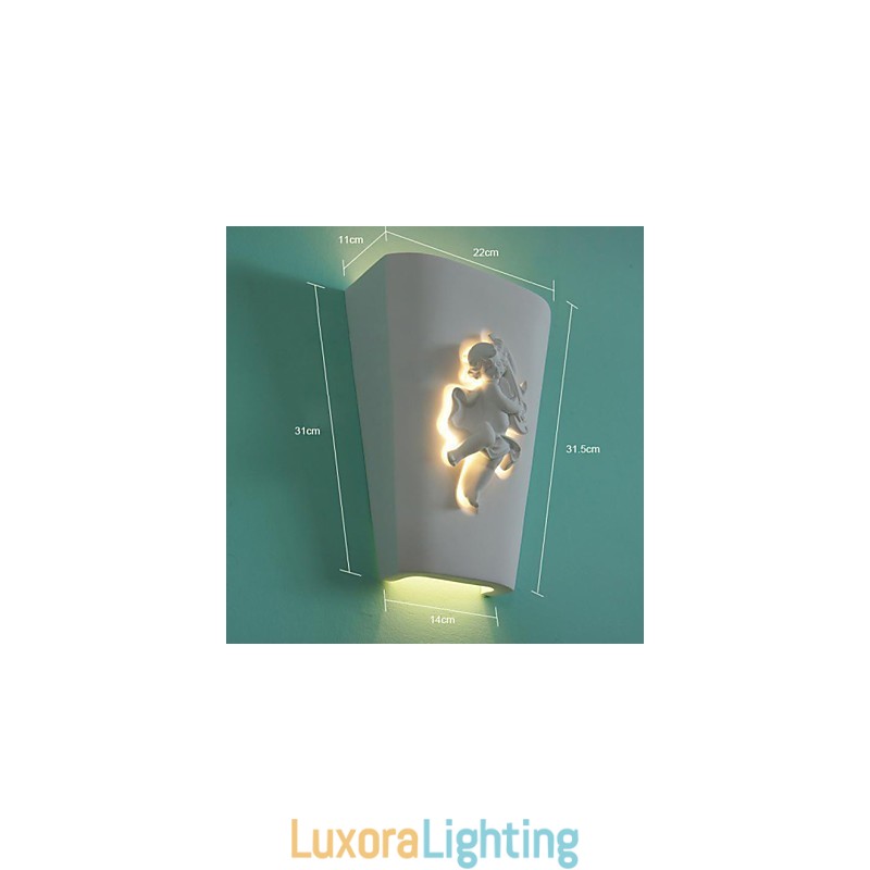 Designer Touch Decorative Creative Rural Creative Mediterranean Wall Lamp European Style Cupid Wall Lamp Light