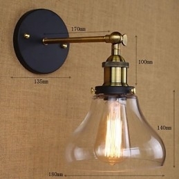Designer Touch Decorative Industrial Nostalgic American Country Wall Sconce