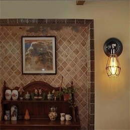 Designer Touch Decorative Full Of Personality Elegant Appearance American Retro Cage Wall