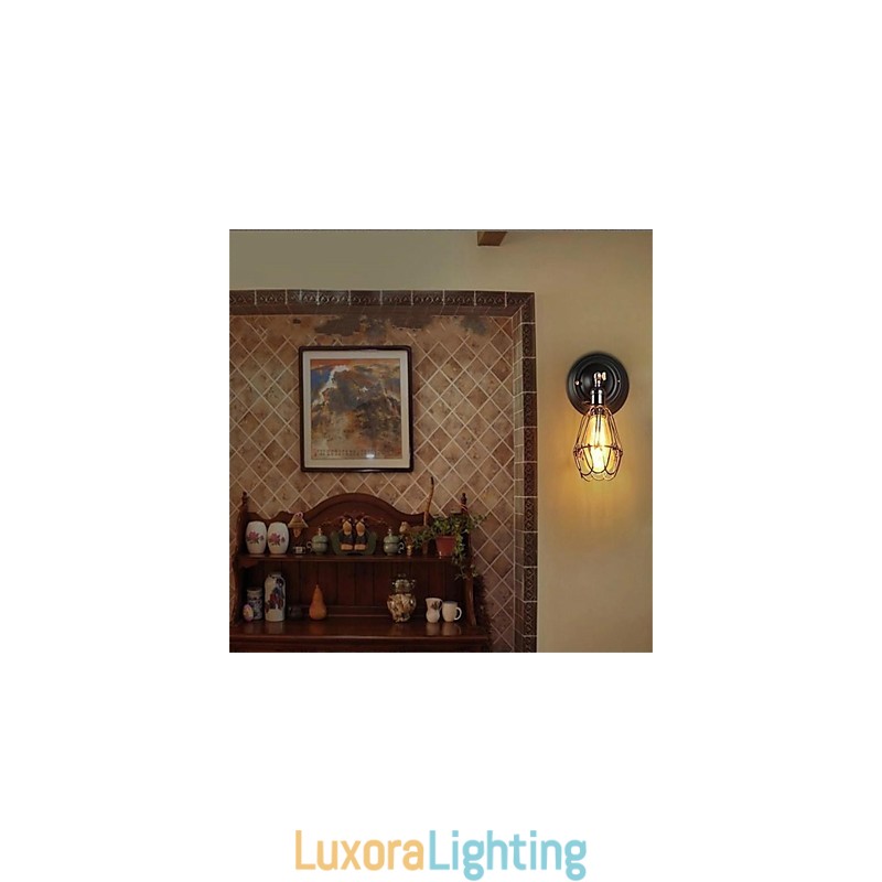 Designer Touch Decorative Full Of Personality Elegant Appearance American Retro Cage Wall