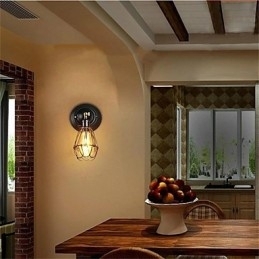 Designer Touch Decorative Full Of Personality Elegant Appearance American Retro Cage Wall