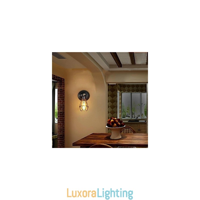 Designer Touch Decorative Full Of Personality Elegant Appearance American Retro Cage Wall