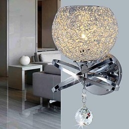 Designer Touch Decorative Crystal Wall Sconces Modern Contemporary Metal