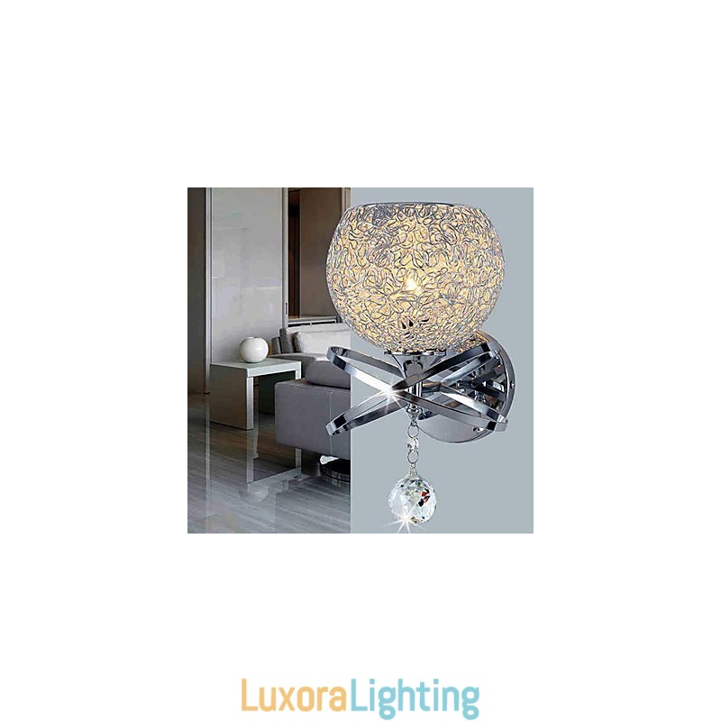 Designer Touch Decorative Crystal Wall Sconces Modern Contemporary Metal