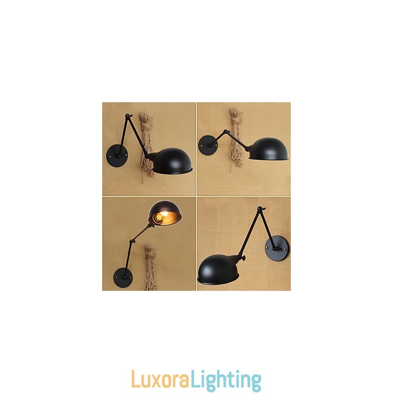 Designer Touch Decorative Industrial Style Minimalist Long Arm Double Personality Ills Bedside Dining Wall Sconce