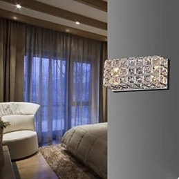 Designer Touch Decorative Contracted And Contemporary Square Wall Lamp K9 Crystal